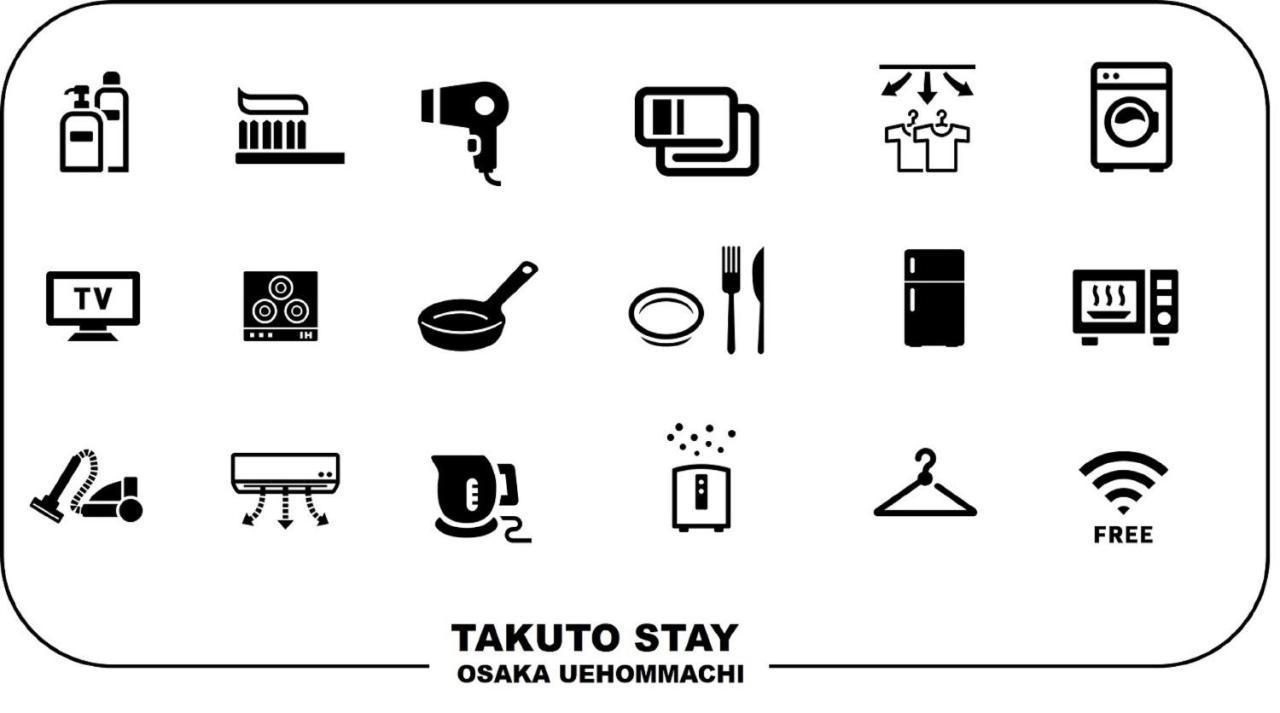Takuto Stay Osaka Uehommachi Exterior foto